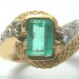 Custom Colombian Emerald & Diamond Ring 1.80cts