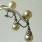 ANTIQUE PEARL & DIAMOND EARRINGS