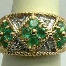 Tantalizing Colombian Emerald & Diamond Ring 1.50cts