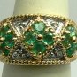 Tantalizing Colombian Emerald & Diamond Ring 1.50cts