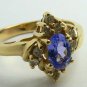 KNOCKOUT TANZANITE & DIAMOND RING