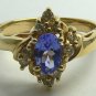 KNOCKOUT TANZANITE & DIAMOND RING