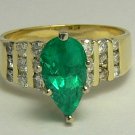 Standout! Colombian Emerald & Diamond Ring 2.54cts