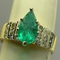 Standout! Colombian Emerald & Diamond Ring 2.54cts