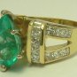 Spectacular Colombian Emerald & Diamond Ring 6.50ctw