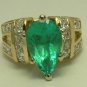 Spectacular Colombian Emerald & Diamond Ring 6.50ctw