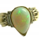 Jawdropping Opal & Diamond Ring 10cts