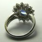 Impressive! Royal Blue Sapphire & Diamond Ring