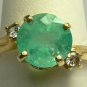 DIVINE COLOMBIAN EMERALD & DIAMOND RING