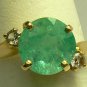 DIVINE COLOMBIAN EMERALD & DIAMOND RING