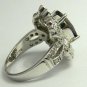 VINTAGE INSPIRED IOLITE & DIAMOND RING 1.91CTS