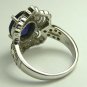 VINTAGE INSPIRED IOLITE & DIAMOND RING 1.91CTS