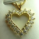 Beautiful Diamond Heart Pendant 1ctw