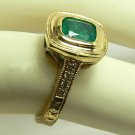 DAZZLING COLOMBIAN EMERALD & DIAMOND RING 1.50CTS