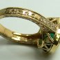 DAZZLING COLOMBIAN EMERALD & DIAMOND RING 1.50CTS