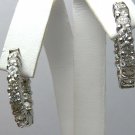 EXQUISTE 'INSIDE OUT' DIAMOND HOOP EARRINGS 2.80CTS