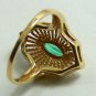 RETRO INSPIRED COLOMBIAN EMERALD RING
