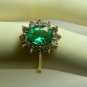 SPECTACULAR COLOMBIAN EMERALD & DIAMOND RING 1.50CTS
