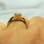 CLASSIC COLOMBIAN EMERALD & GOLD RING .80CTS
