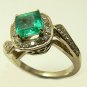 COLOMBIAN EMERALD RING 1.25 CTS EXTRA FINE
