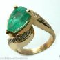 GORGEOUS COLOMBIAN EMERALD & DIAMOND RING 3.80 CTS
