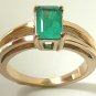 NATURAL COLOMBIAN EMERALD RING 1 CT