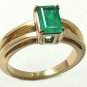 NATURAL COLOMBIAN EMERALD RING 1 CT