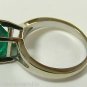 NATURAL DARK GREEN COLOMBIAN EMERALD RING 1.25 CTS