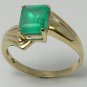 Fabulous Colombian Emerald & Gold Ring