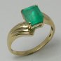 Fabulous Colombian Emerald & Gold Ring
