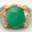 FANTASTIC COLOMBIAN EMERALD GOLD RING 2.20 CTS