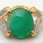 FANTASTIC COLOMBIAN EMERALD GOLD RING 2.20 CTS