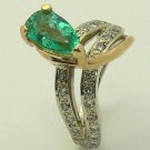 Colombian Emerald & Diamond Ring 2.0cts