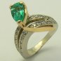 Colombian Emerald & Diamond Ring 2.0cts