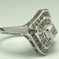Vintage Inspired Diamond & Gold Ring 1.20cts