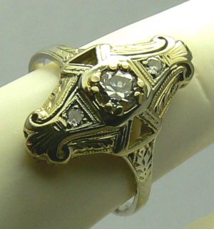 Edwardian Diamond Ring .30PTS