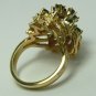 DECORATIVE BLUE SAPPHIRE & GOLD RING