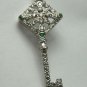 Specially Made Colombian Emerald & Diamond Key 1.10tcw