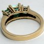 GORGEOUS NATURAL COLOMBIAN EMERALD & DIAMOND RING