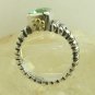 NEW! Artisan Collection~ Colombian Emerald Sterling Silver Diamond 14k Gold Ring