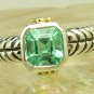 New! Artisan Collection! Colombian Emerald Sterling Silver & Diamond Ring