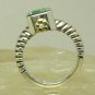 New! Artisan Collection! Colombian Emerald Sterling Silver & Diamond Ring