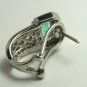 TEMPTING COLOMBIAN EMERALD & DIAMOND EARRINGS 2CTS