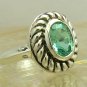 HOT!! NEW! Artisan Collection, Colombian Emerald Sterling Silver & Diamond Ring