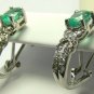 LEGENDARY COLOMBIAN EMERALD & DIAMOND EARRINGS