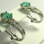 LEGENDARY COLOMBIAN EMERALD & DIAMOND EARRINGS