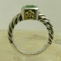 NEW!!! Artisan Collection~Colombian Emerald Sterling Silver, Gold & Diamond Ring