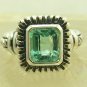 NEW~Artisan Collection! Emerald Cut Colombian Emerald & Sterling Silver Ring