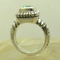 NEW~Artisan Collection! Emerald Cut Colombian Emerald & Sterling Silver Ring