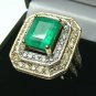 ONE OF A KIND COLOMBIAN EMERALD & DIAMOND RING